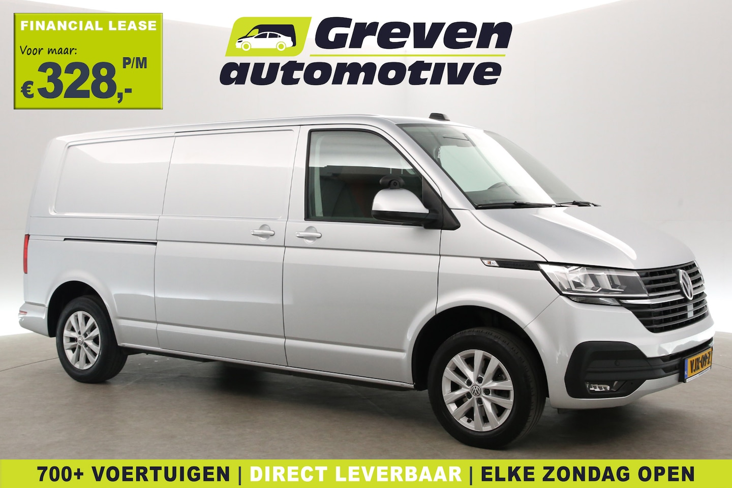 Volkswagen Transporter - 2.0 TDI L2H1 140PK | Airco | Camera | Cruise | Carplay | 3 Zits | Trekhaak - AutoWereld.nl