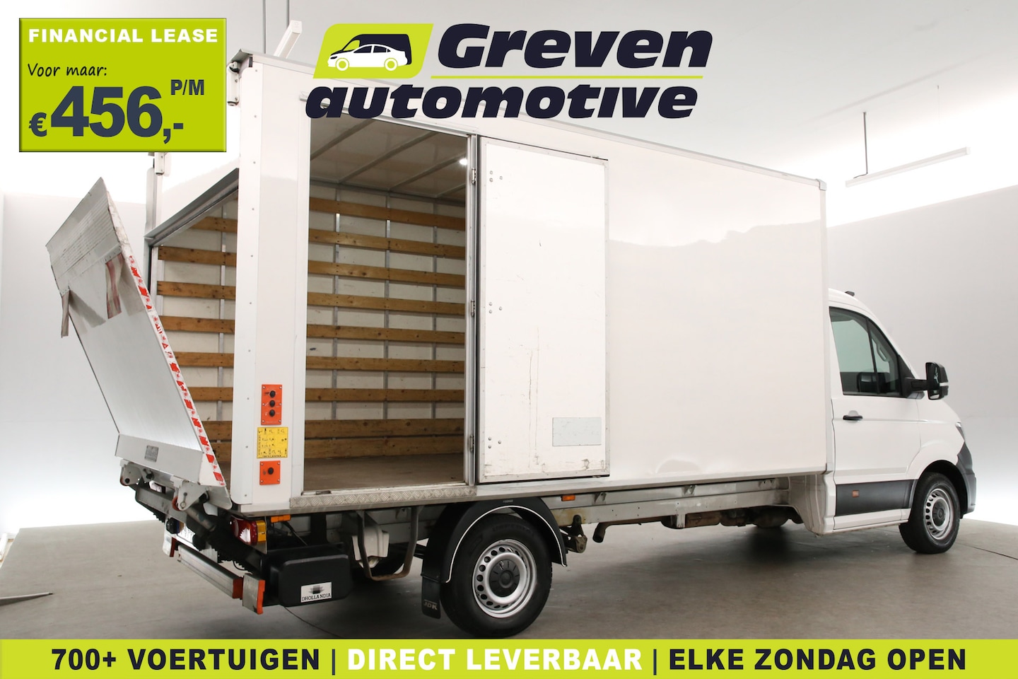 Volkswagen Crafter - 2.0 TDI 141PK | Bakwagen | Laadklep | Zijdeur | Airco | 3 Zits | Carplay | Navi - AutoWereld.nl