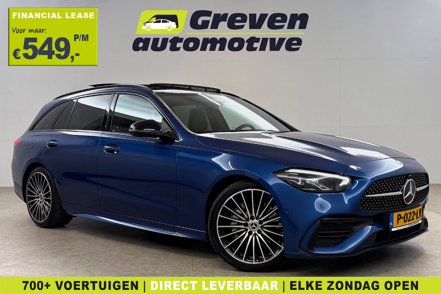 Mercedes-Benz C-klasse - 200 Launch Edition AMG Line | Pano | Sfeer | Virtual | Burmester | Camera | Carplay | Adap - AutoWereld.nl