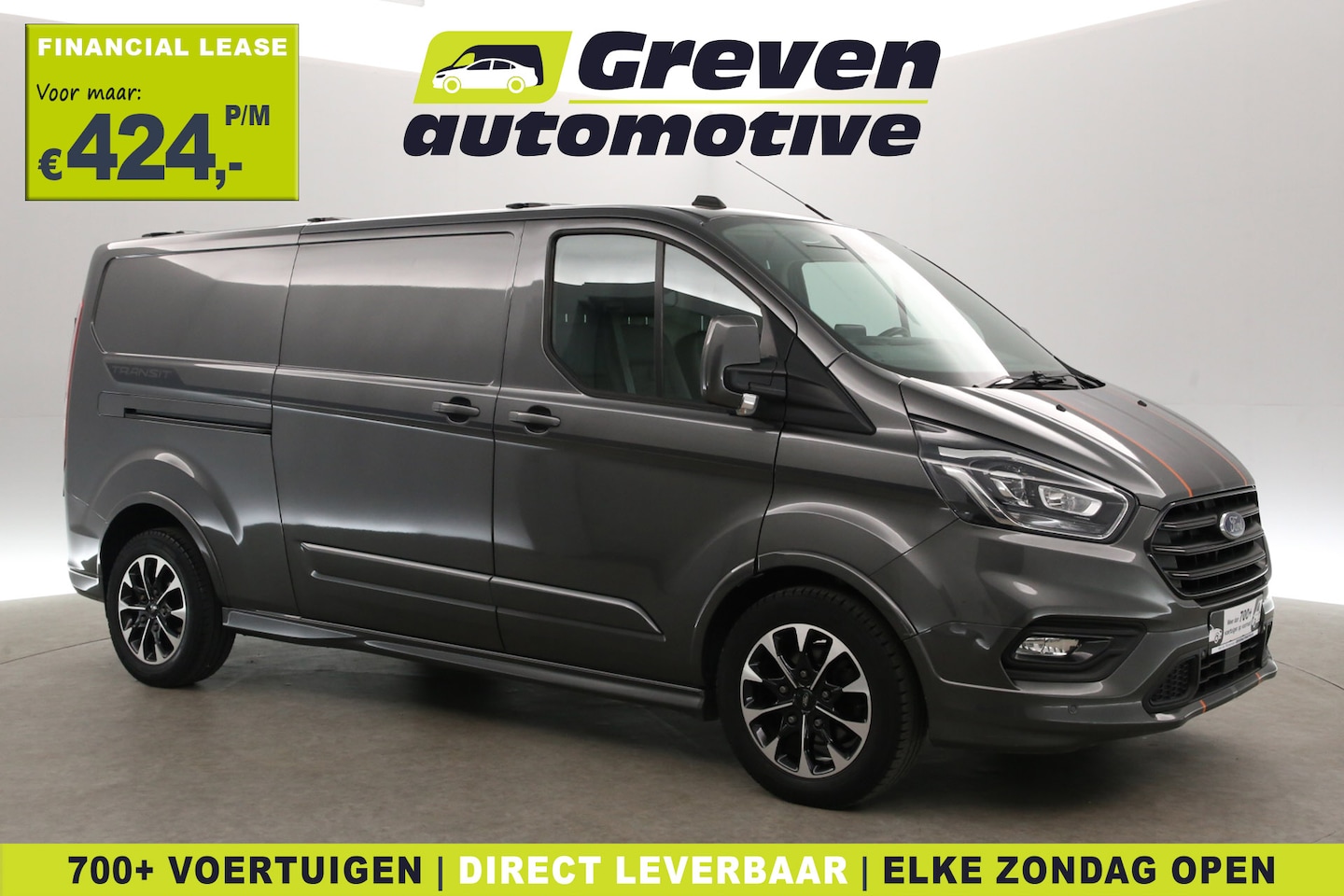 Ford Transit Custom - 2.0 TDCI Sport L2H1 185PK | Aut. | Airco | Adap. Cruise | Camera | Carplay | 3 Zits | Trek - AutoWereld.nl