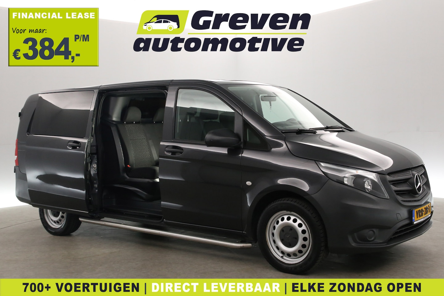 Mercedes-Benz Vito - CDI Extra Lang 140PK | DC | 6 Zits | Clima | Cruise | Trekhaak - AutoWereld.nl