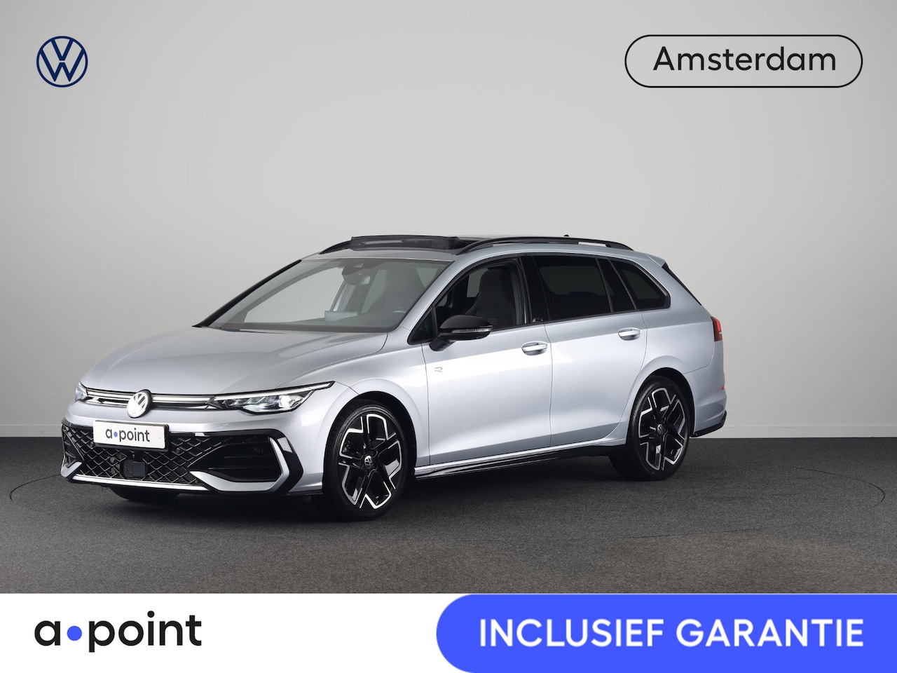 Volkswagen Golf Variant - R-Line-Edition 1.5 eTSI 85 kW 116 pk Automaat (DSG) | Verlengde garantie | Navigatie | Pan - AutoWereld.nl