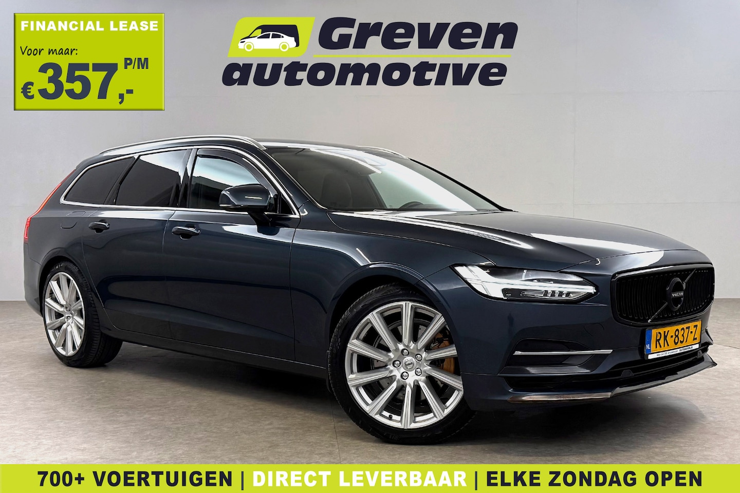 Volvo V90 - 2.0 T5 90th Anniversary Edition | LPG | Virtual | Camera | Carplay | Trekhaak | Adap. Crui - AutoWereld.nl
