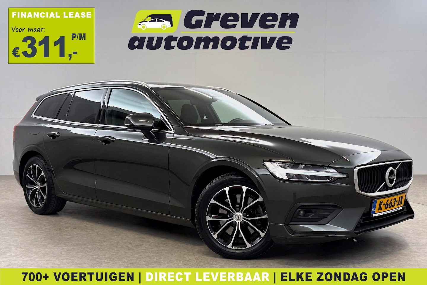 Volvo V60 - 2.0 B3 Inscription | Virtual | H/K | Camera | Carplay | Adap. Cruise | LED | Stoel/stuurve - AutoWereld.nl
