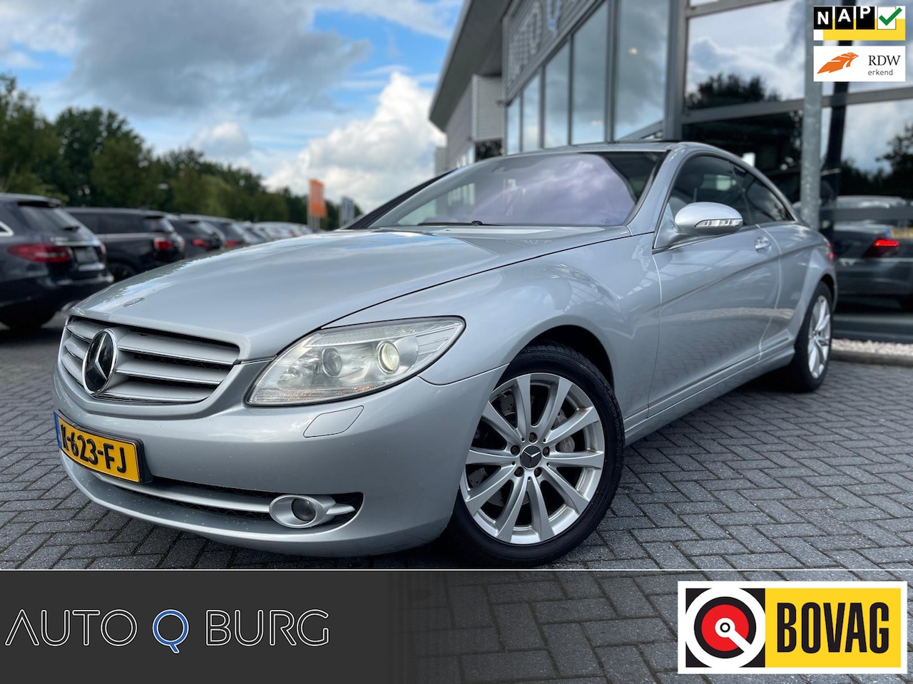 Mercedes-Benz CL-klasse - 500 | Stoelverwarming | Koeling | Leder | Schuifdak | Memory | H&K | Camera | Vol opties! - AutoWereld.nl