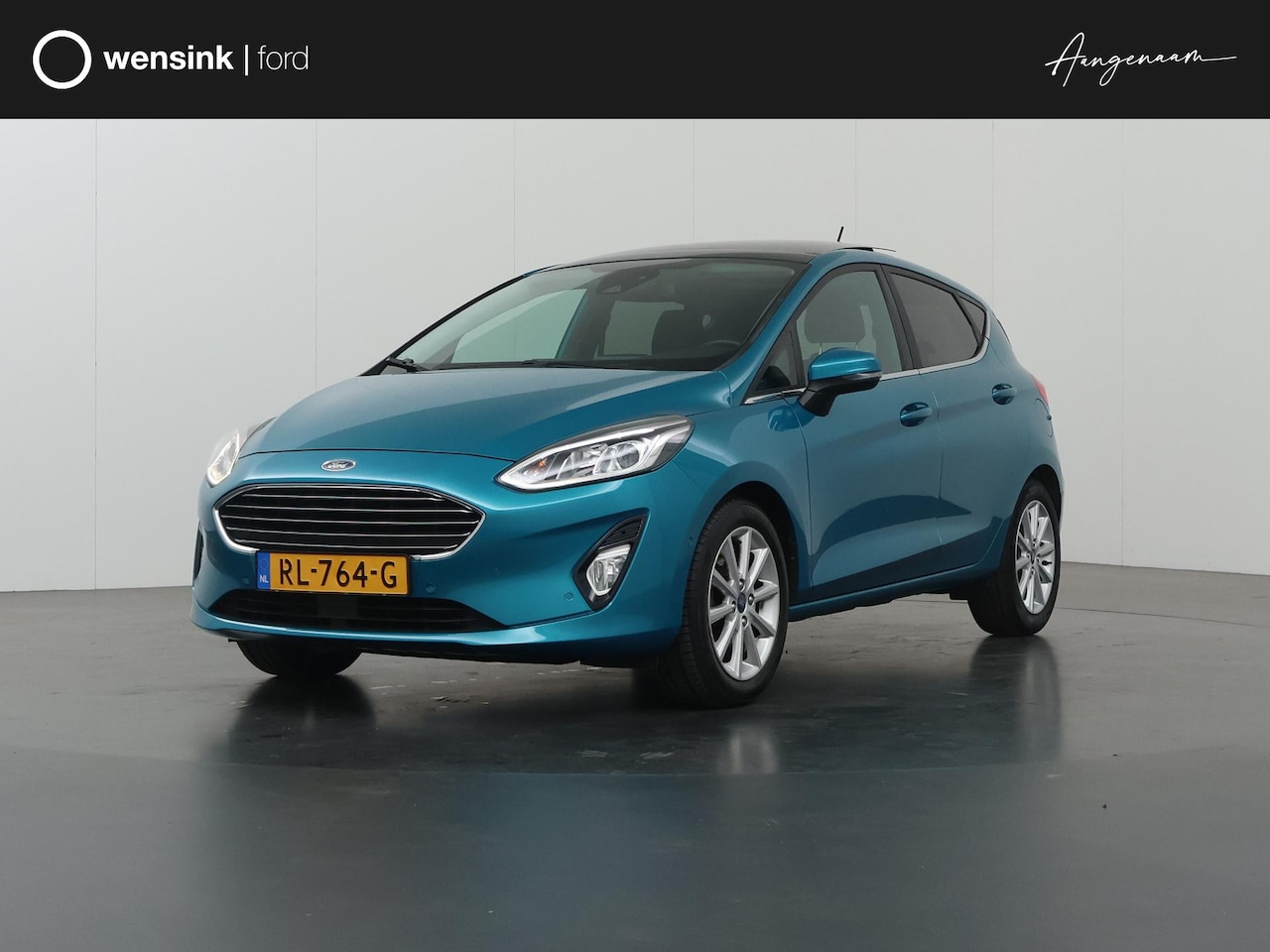 Ford Fiesta - 1.0 EcoBoost Titanium | Panoramadak | Winterpack | B&O | Parkeercamera | Navigatie | Clima - AutoWereld.nl