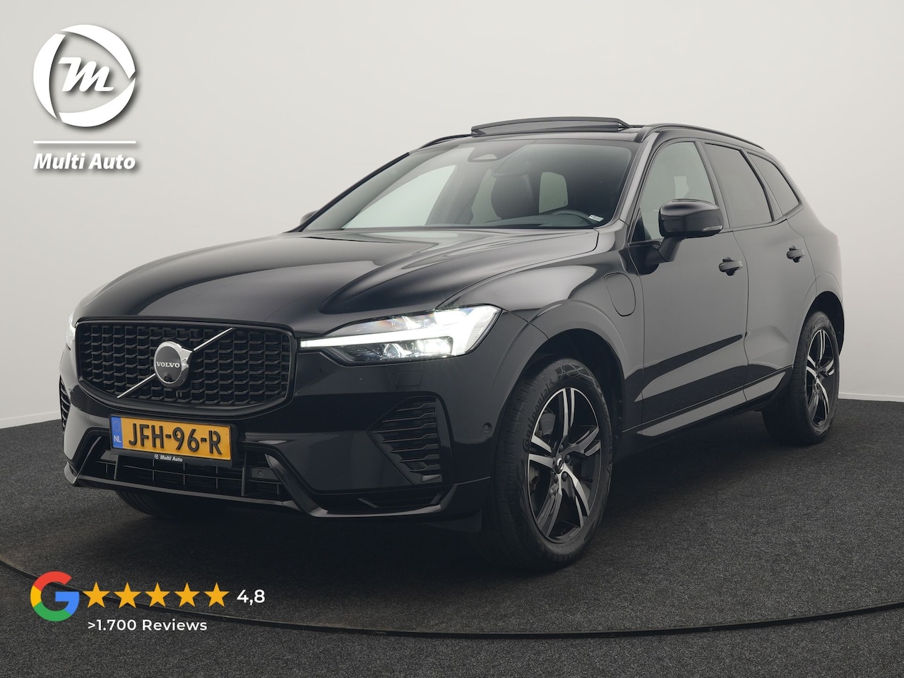 Volvo XC60 - T8 AWD Plus Dark LONG RANGE PHEV 456pk Dealer O.H | Panodak | 360 Camera | Adaptive Cruise - AutoWereld.nl