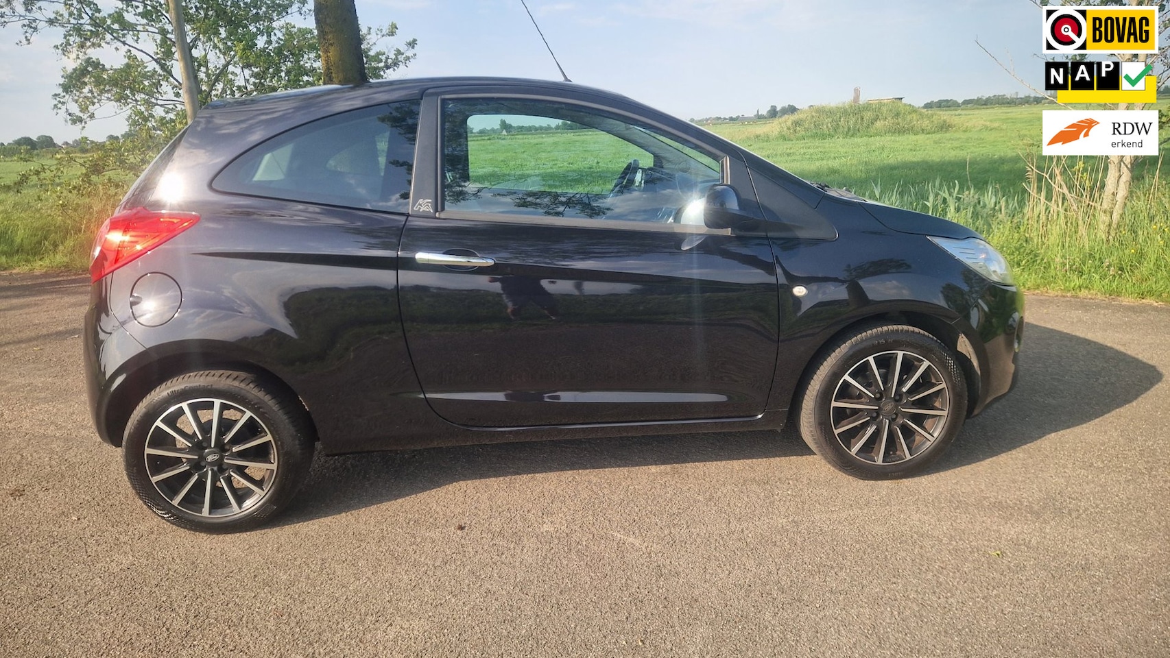 Ford Ka - 1.2 Titanium X start/stop 1.2 Titanium X start/stop, airco, stoelverw - AutoWereld.nl