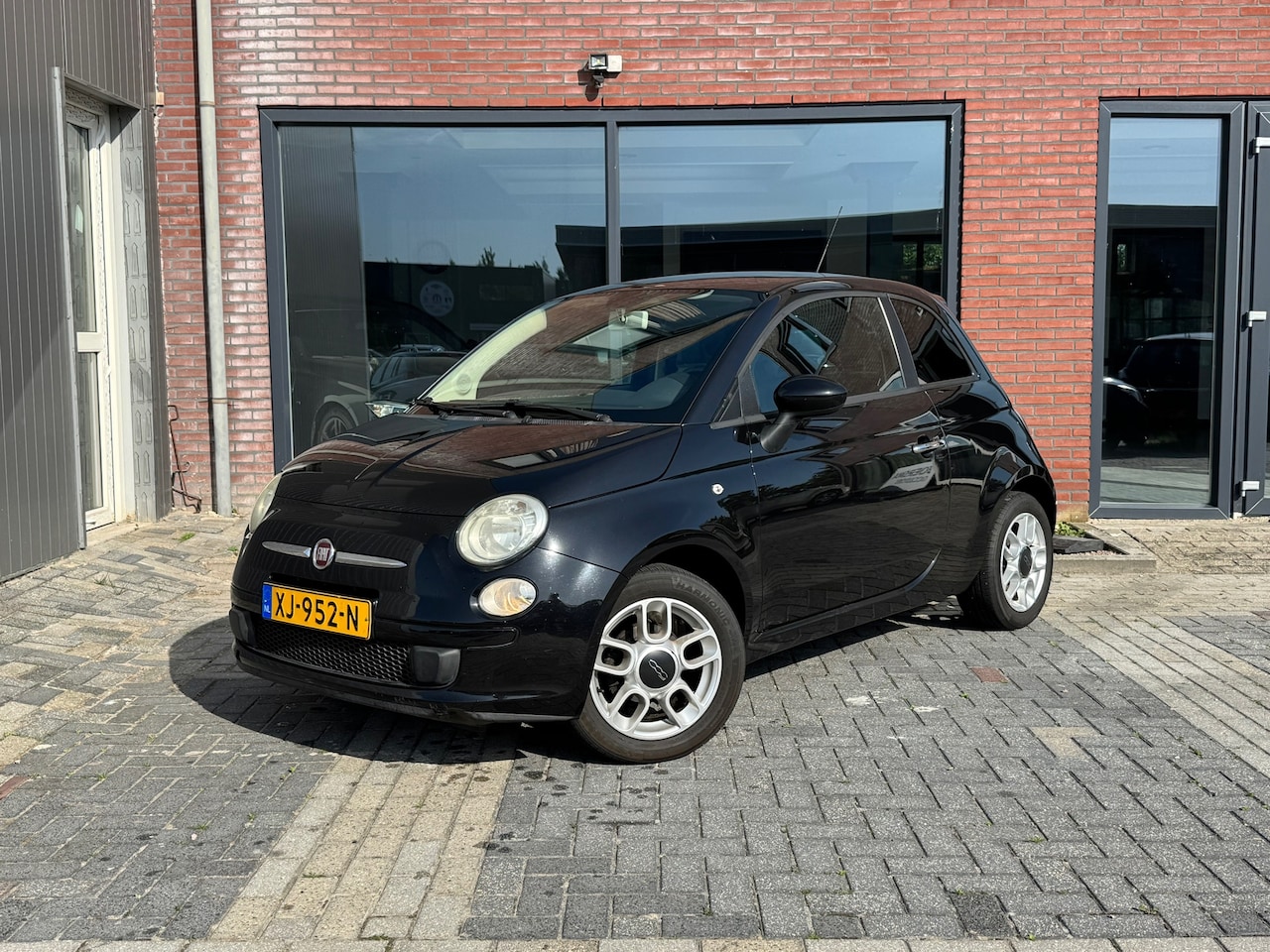 Fiat 500 - 1.2 Lounge | DB V.V. | 1/2 Leer | Airco | NWE APK | - AutoWereld.nl