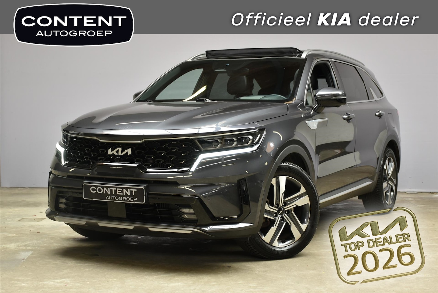 Kia Sorento - 1.6 Plug-in Hybrid 4WD ExecutiveLine 7zits |Navi |Pano |Cruise - AutoWereld.nl