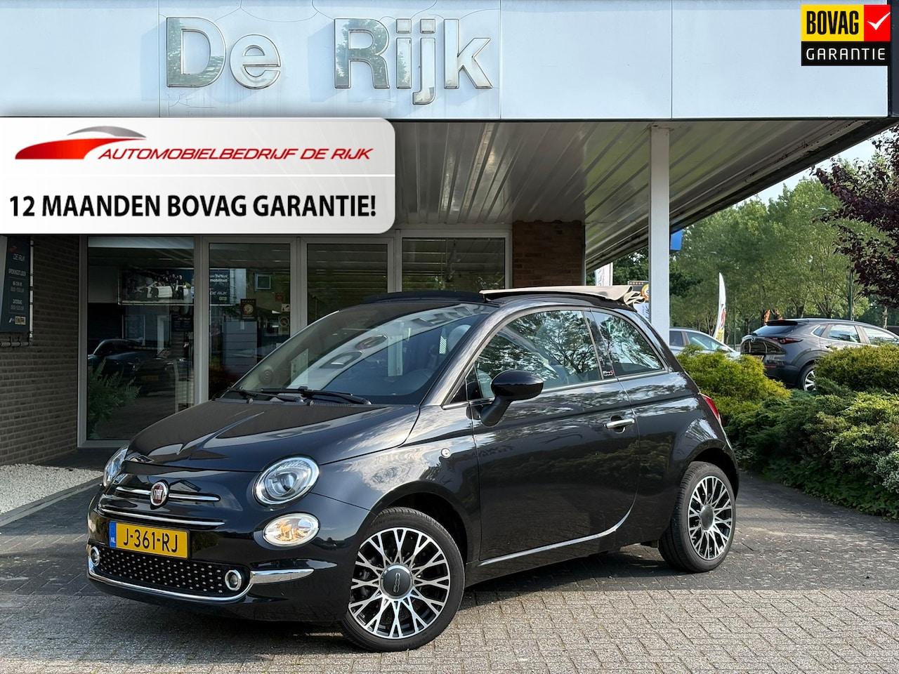 Fiat 500 C - 1.0 Hybrid Star | Navi, Carplay/Android, Cruise, Climate, PDC, Licht- en Regensensor | NAP - AutoWereld.nl