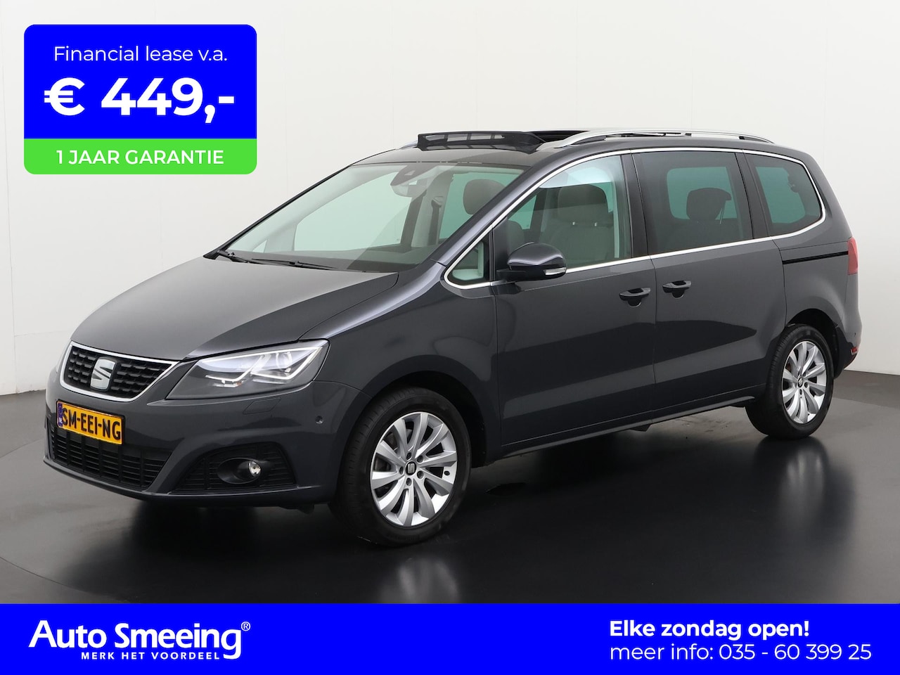 SEAT Alhambra - 1.4 TSI Style DSG | 7 Persoons | Trekhaak | Xenon | Panoramadak | Zondag Open! - AutoWereld.nl