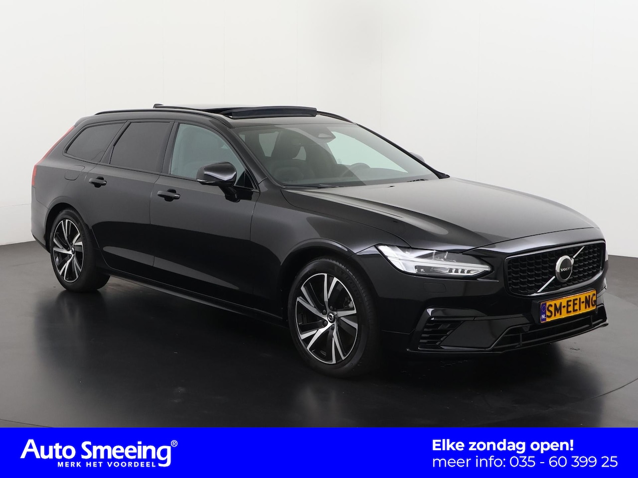 Volvo V90 - 2.0 T6 Recharge AWD R-Design | Trekhaak | Panoramadak | Harman/Kardon | Zondag Open! - AutoWereld.nl