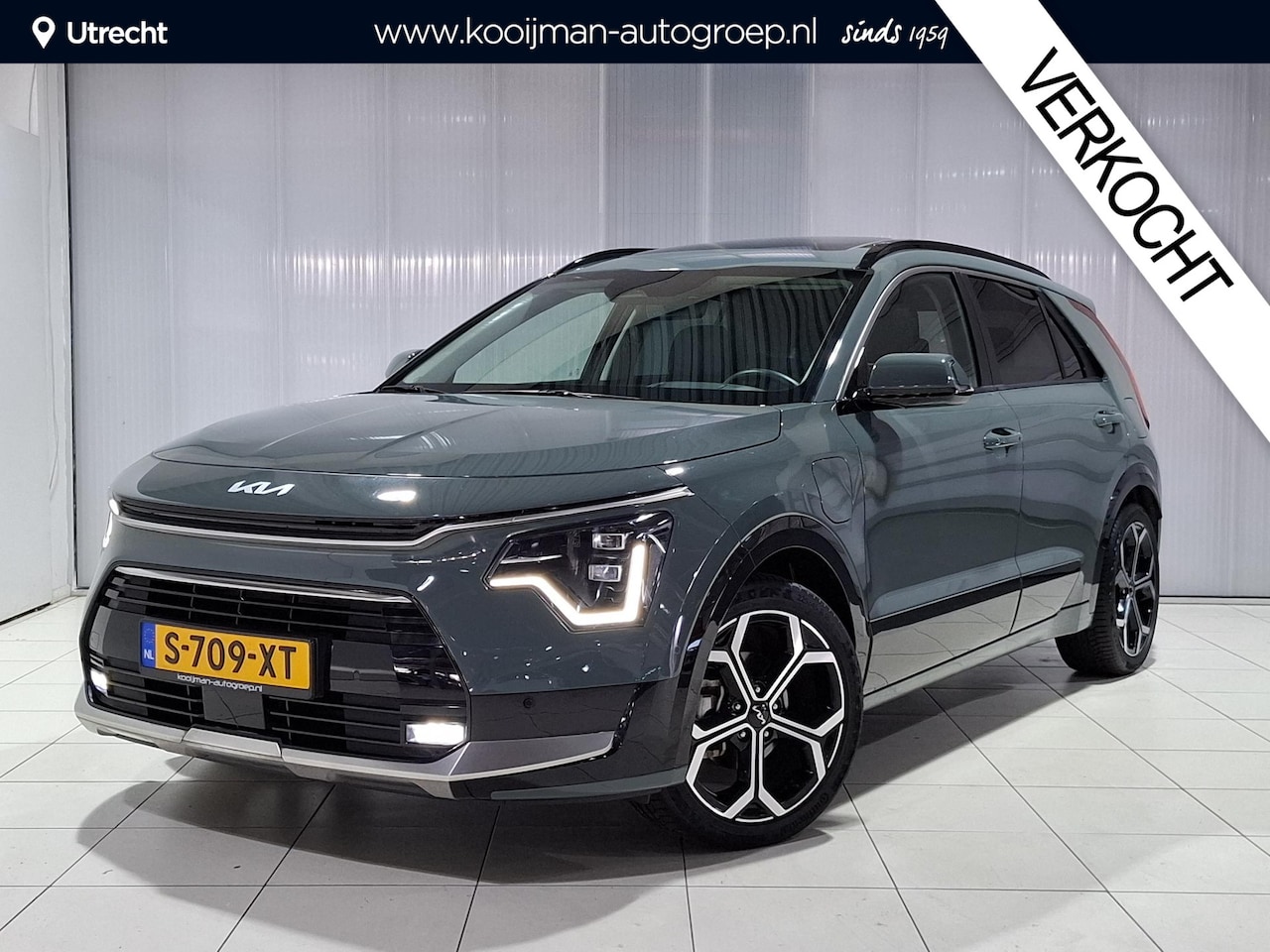 Kia Niro - 1.6 GDi PHEV ExecutiveLine Trekhaak, Schuif kantel dak, stoel en stuur verwarming, stoel v - AutoWereld.nl