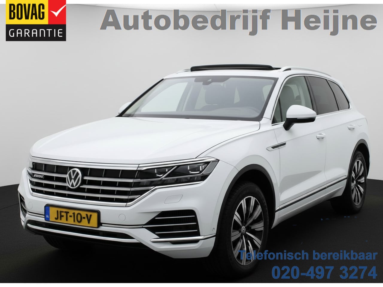 Volkswagen Touareg - 3.0 TSi eHybrid ATMOSPHERE 4MOTION TREKHAAK/HEAD-UP/PANORAMADAK - AutoWereld.nl