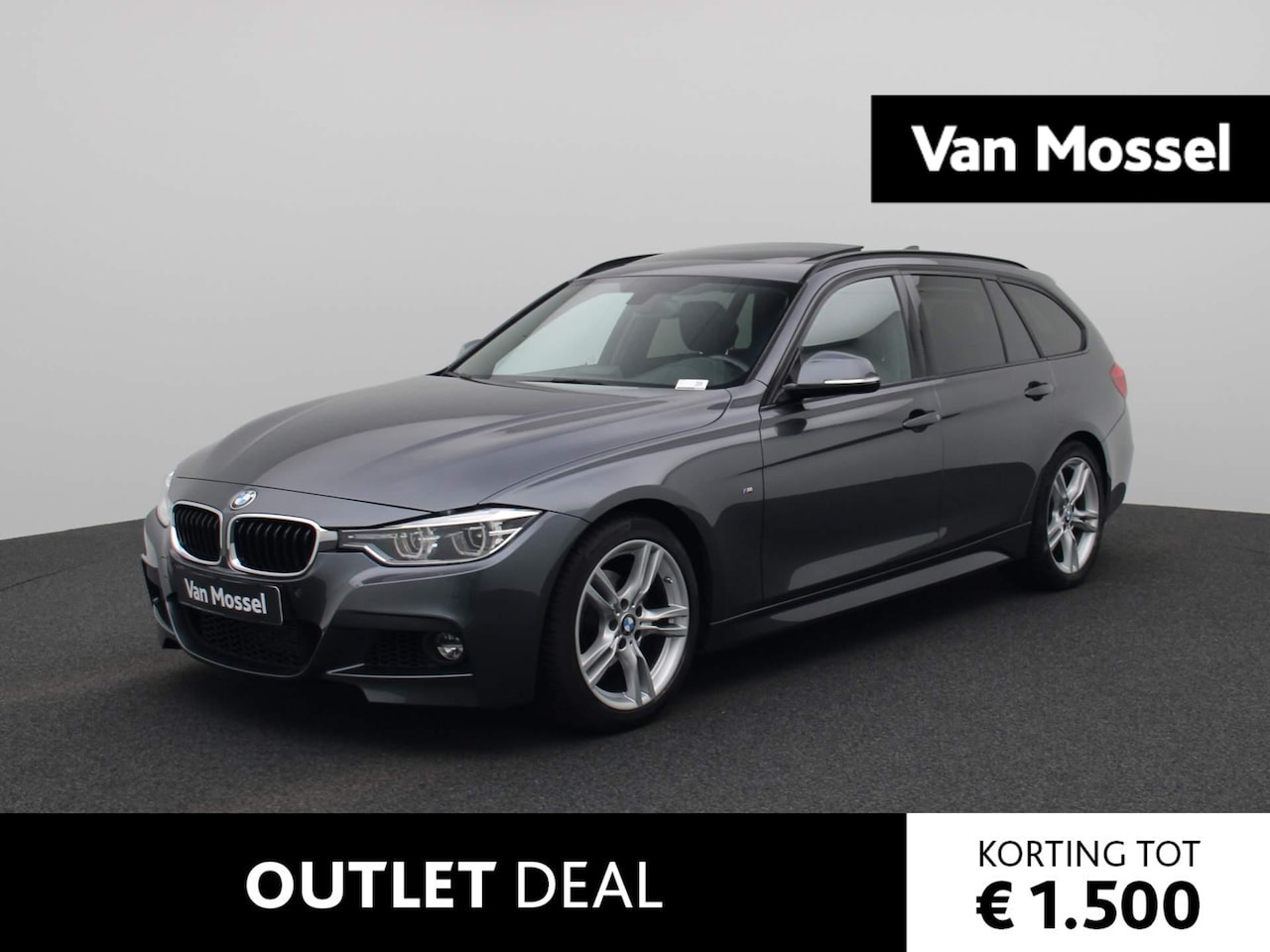 BMW 3-serie Touring - 318i M Sport Edition Automaat| Panorama dak | Leder | Wegklapbare Trekhaak | LED Koplampen - AutoWereld.nl
