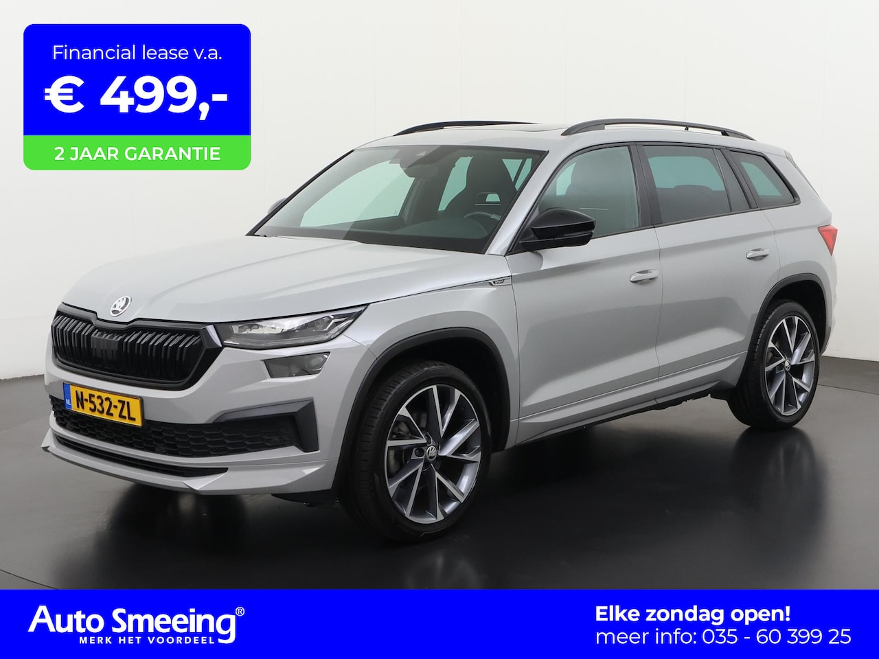 Skoda Kodiaq - 1.5 TSI Sportline DSG | Panoramadak | Trekhaak | Zondag Open! - AutoWereld.nl