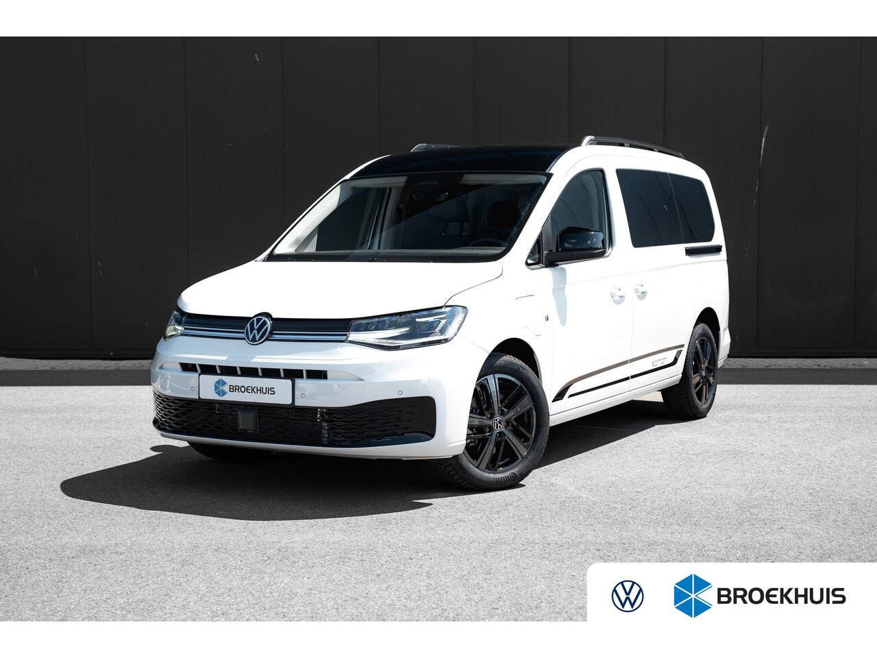 Volkswagen Caddy Maxi - Kombi Limited Edition 1.5 e-Hybrid | Zwart Dak | Camera | Ergo Comfort Stoelen | 7 Persoon - AutoWereld.nl
