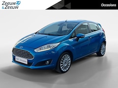 Ford Fiesta - 1.0 EcoBoost Titanium | Dealeronderhouden | Lichtmetalen velgen | Parkeer sensoren | Clima