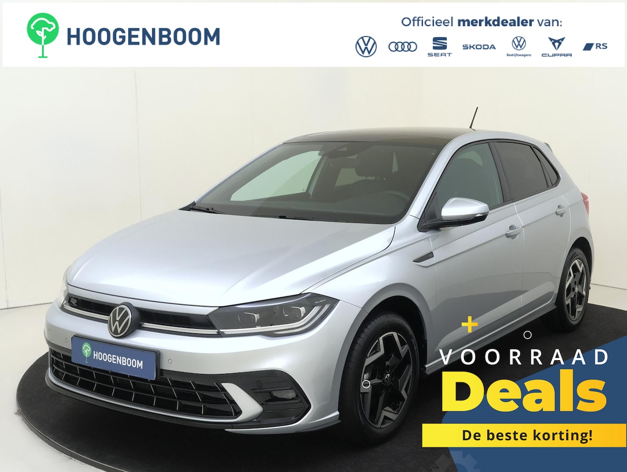 Volkswagen Polo - R-Line | 'App-Connect' draadloze smartphone integratie | Achterlichten LED, luxe uitgevoer - AutoWereld.nl