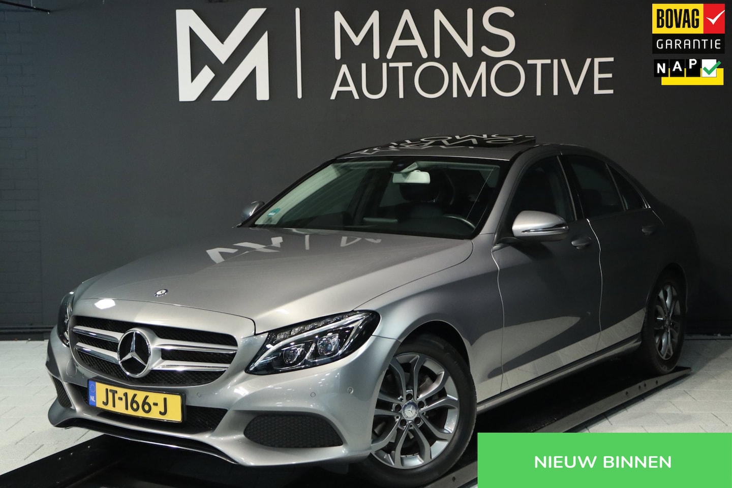 Mercedes-Benz C-klasse - 180 / SCHUIFDAK / CAMERA / NAP / STOELVERW / DEALER SERVICE! - AutoWereld.nl