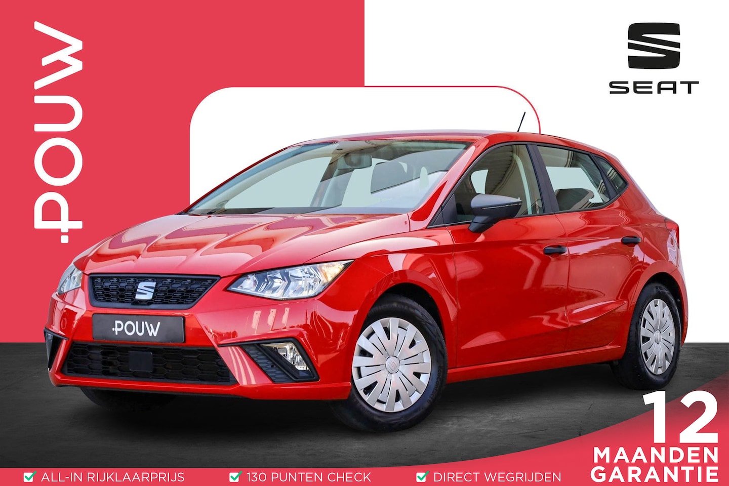 SEAT Ibiza - 1.0 MPI 80pk Reference | Bluetooth Telefoonvoorbereiding | Airco - AutoWereld.nl