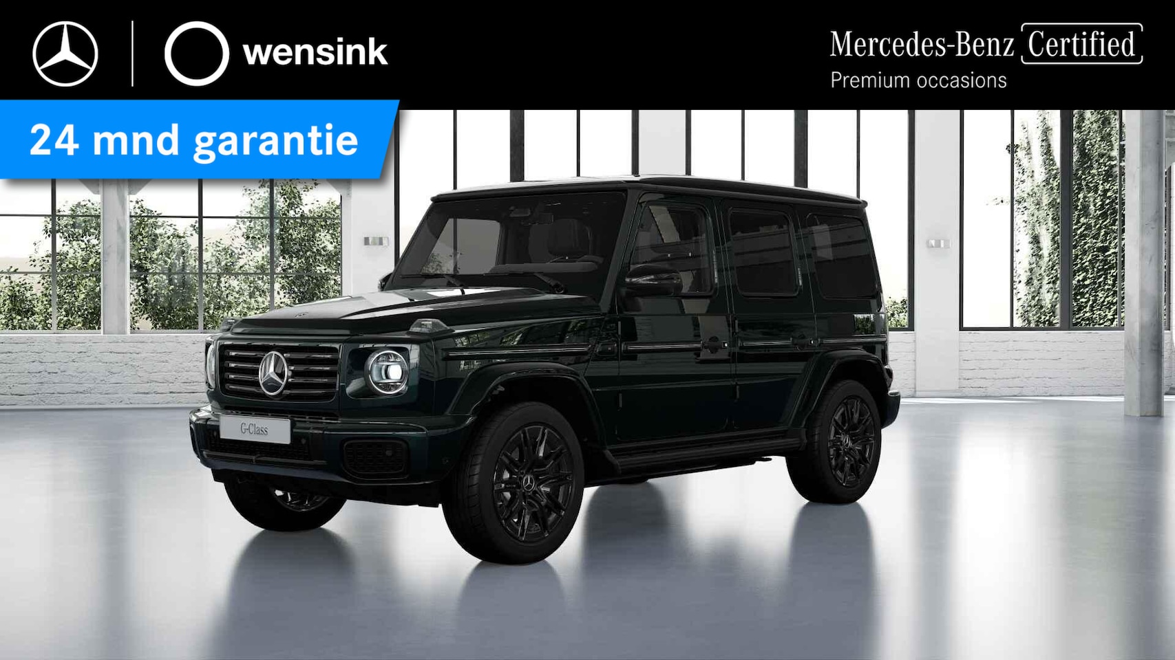 Mercedes-Benz G-klasse - 580 met EQ-Technologie 116 kWh | Smaragdgroen | Schuifdak | 360 camera | Burmester | Night - AutoWereld.nl