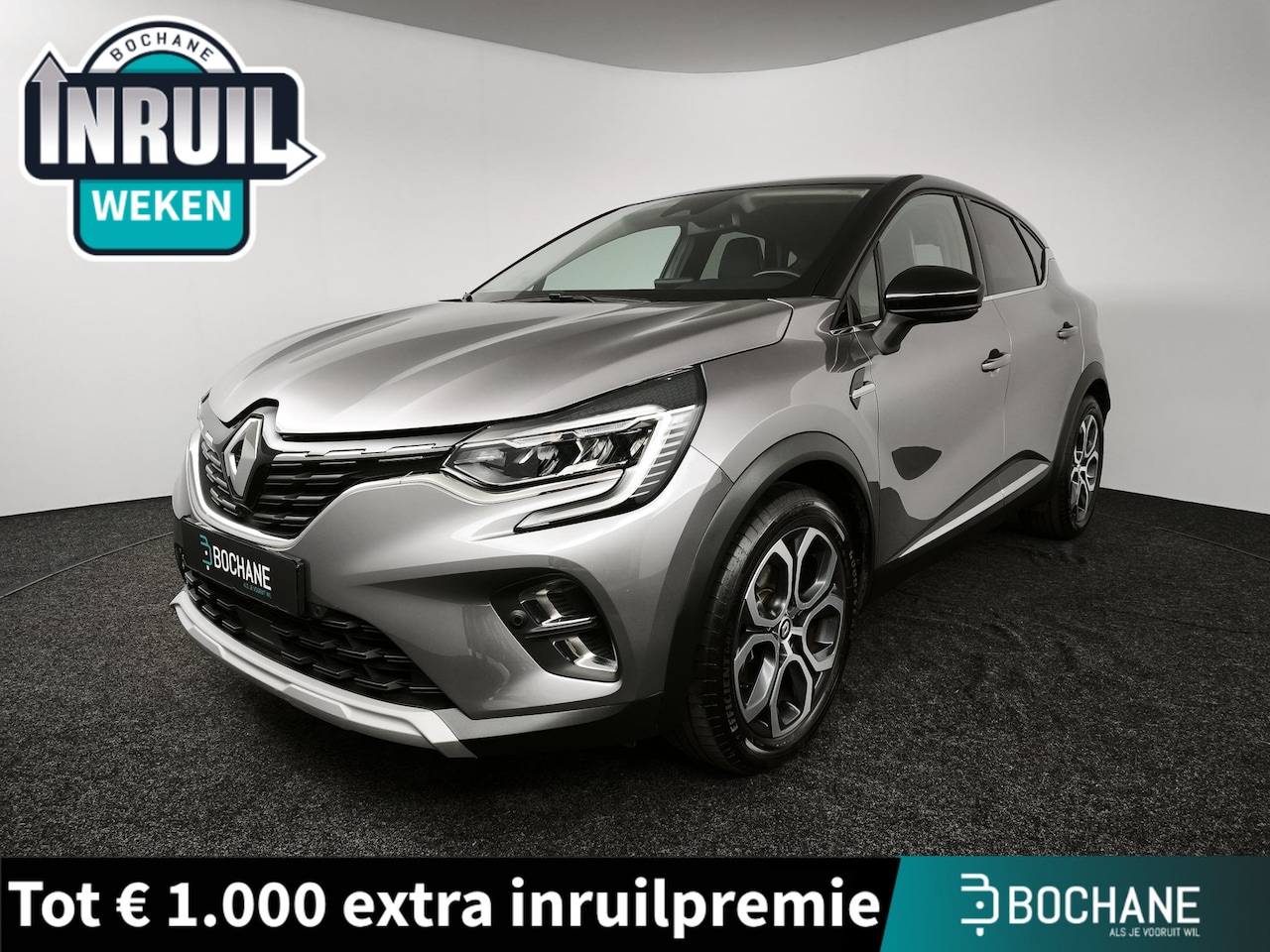 Renault Captur - 1.6 E-Tech full hybrid 145 Techno | Achteruitrijcamera | Navigatie | Climate Control | Par - AutoWereld.nl