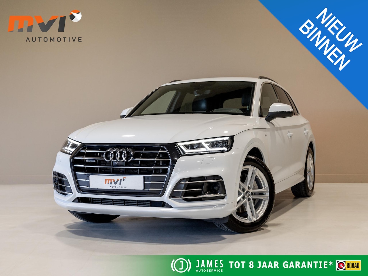 Audi Q5 - 55 TFSI e quattro 2x S-Line / 367pk / Trekhaak / B&O / Rondomzicht camera / Dodehoek herke - AutoWereld.nl