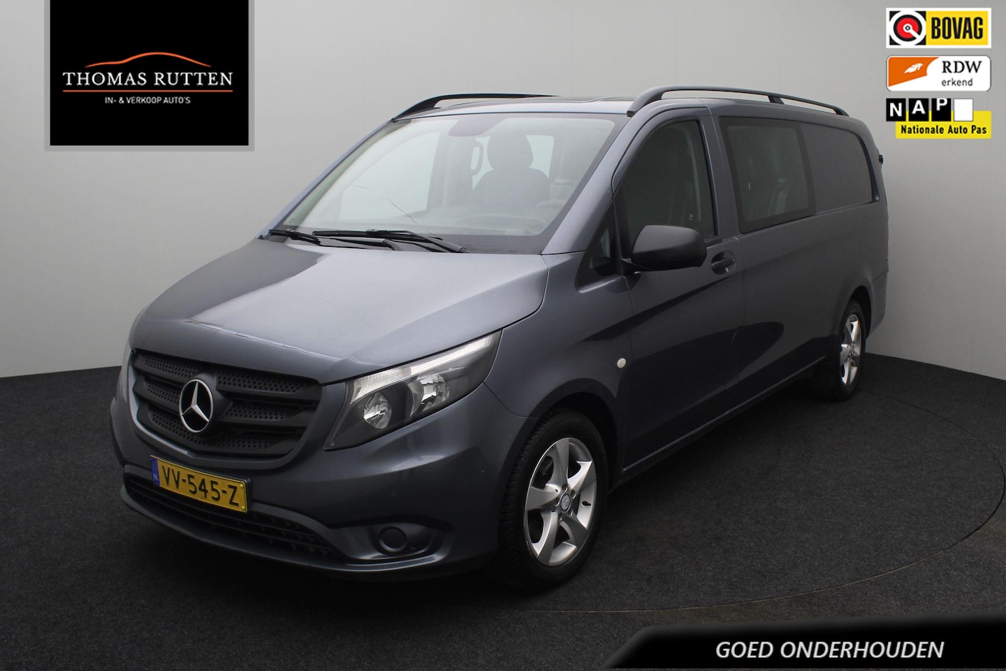 Mercedes-Benz Vito - 114 CDI Extra Lang DC Comfort 2016 | Goed Onderhouden | 1e Eigenaar | Trekhaak | Navigatie - AutoWereld.nl