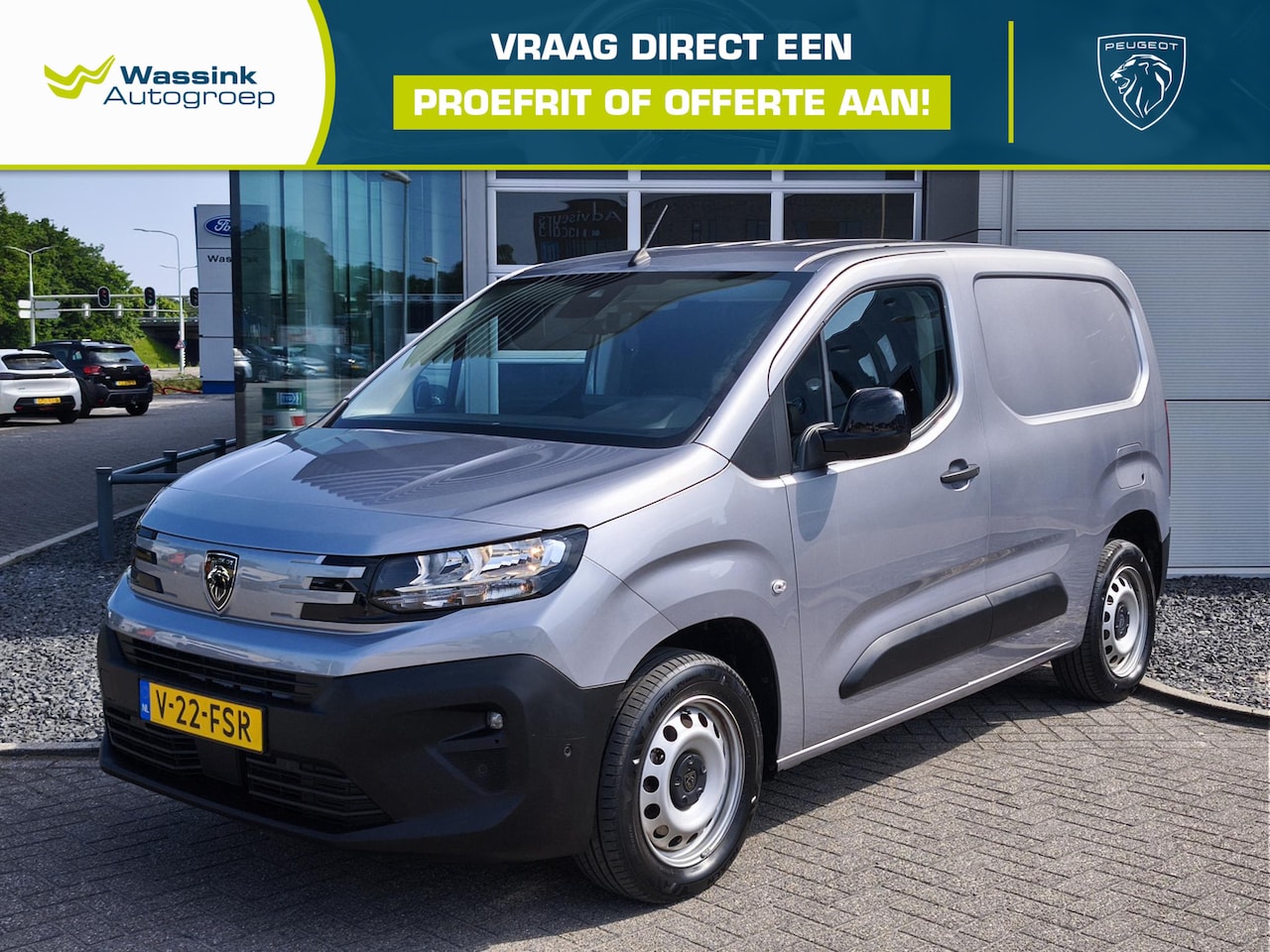 Peugeot Partner - 1.5 BlueHDi 130 EAT8 S&S L1 Automaat | 3 persoons | Camera | digitale binnenspiegel | beti - AutoWereld.nl