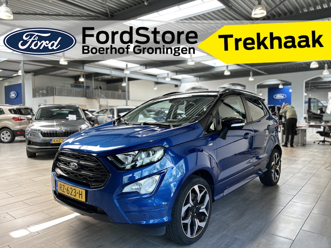 Ford EcoSport - EcoBoost 125 pk ST-Line | Trekhaak | Winter Pack | Camera | B&O | Dodehoek bew. | 18" | - AutoWereld.nl