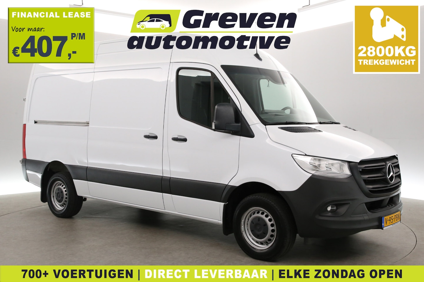 Mercedes-Benz Sprinter - 317 CDI L2H2 170PK | 2800kg Trekgew. | Trekhaak | Airco | Cruise | Camera | Carplay | Navi - AutoWereld.nl