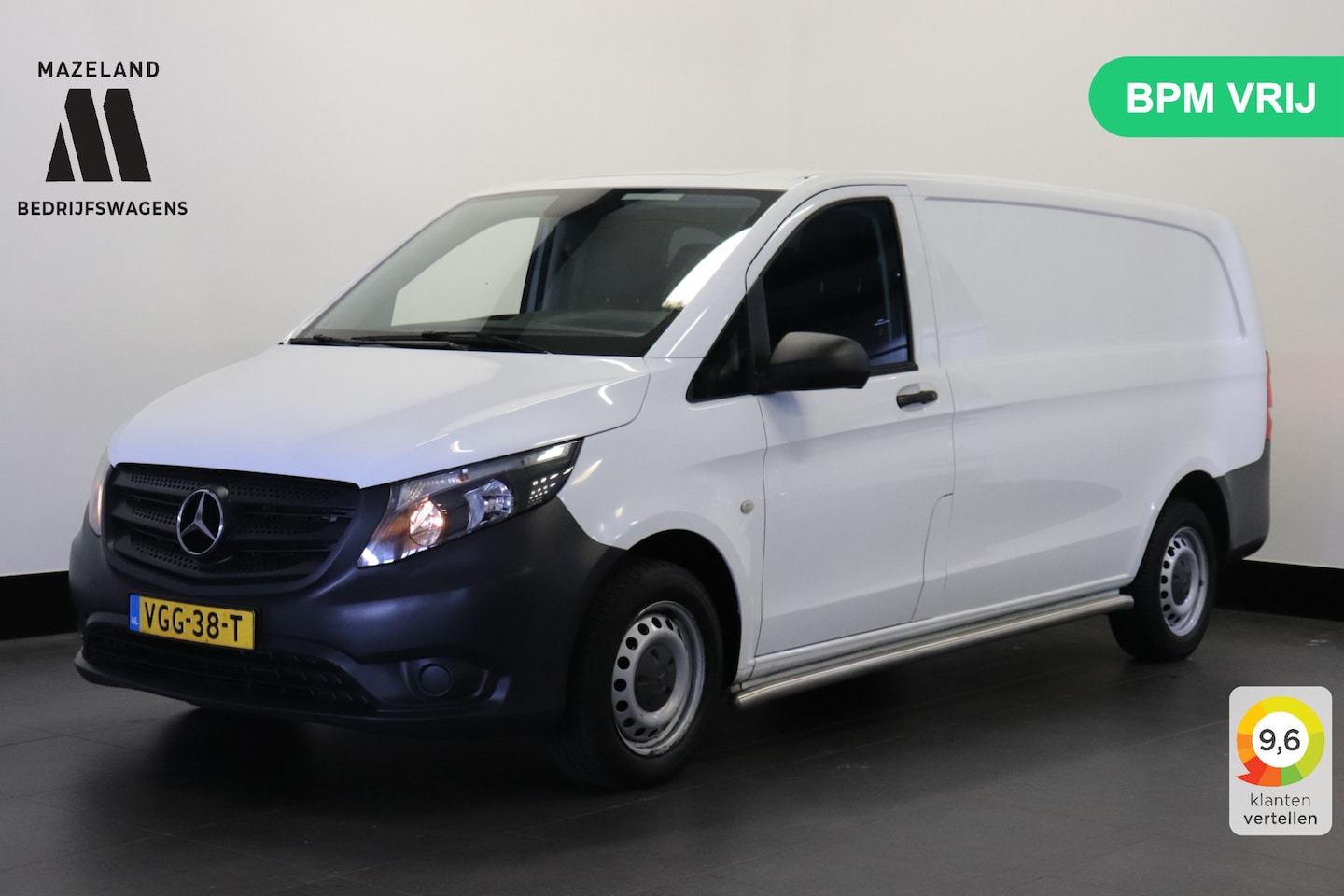 Mercedes-Benz Vito - 110 CDI XL EURO 6 - Airco - Camera - Laadbrug - € 13.499,- Excl. - AutoWereld.nl