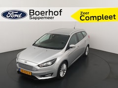 Ford Focus Wagon - 125pk Titanium | Nwe. distributieriem | Trekhaak | Voorruitverw. | Camera | Clima | Cruise