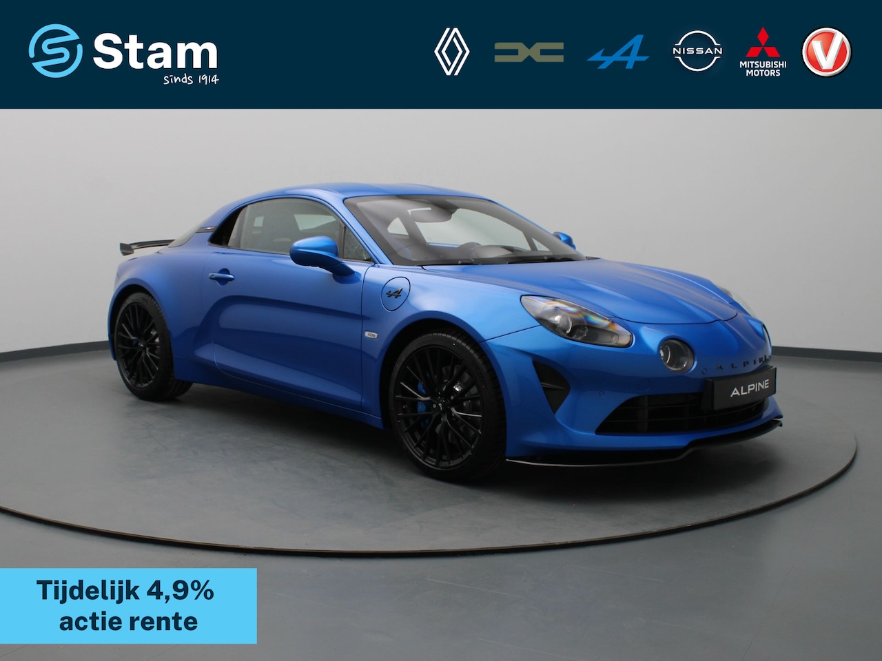Alpine A110 - 1.8 GTS Aero Pack - Focal - Blauw Alcantara - Camera - Parkeersensoren V+A - AutoWereld.nl