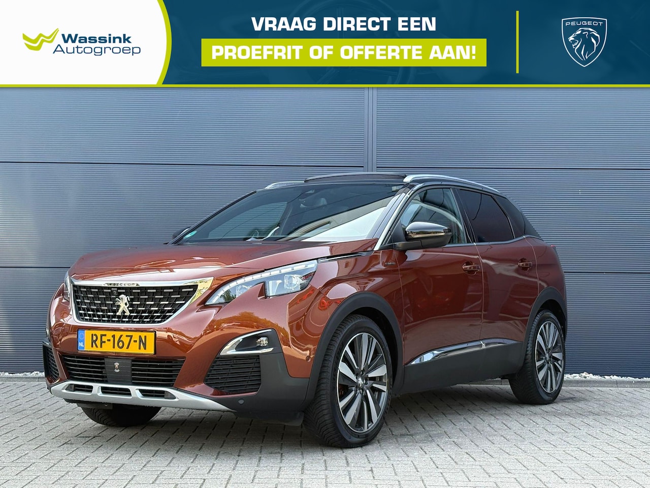 Peugeot 3008 - 1.6 e-THP GT Line | Navigatie | Schuifdak | Nappa leder | Stoelverwarming/massage/geheugen - AutoWereld.nl