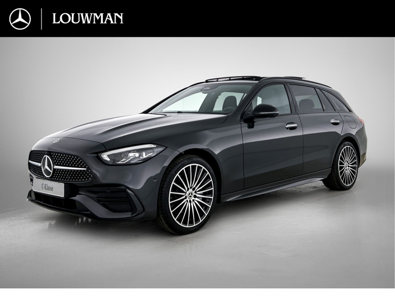 Mercedes-Benz C-klasse Estate - 300 e Business Solution AMG | Comfortpakket Plus | Nightpakket | Parkeerpakket met 360°-ca - AutoWereld.nl