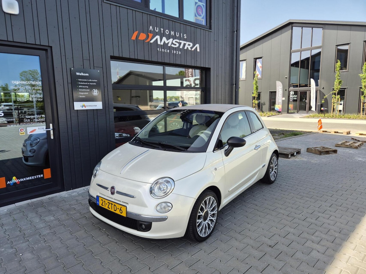 Fiat 500 - 0.9 TwinAir Lounge|Cabrio|Airco|PDC| - AutoWereld.nl