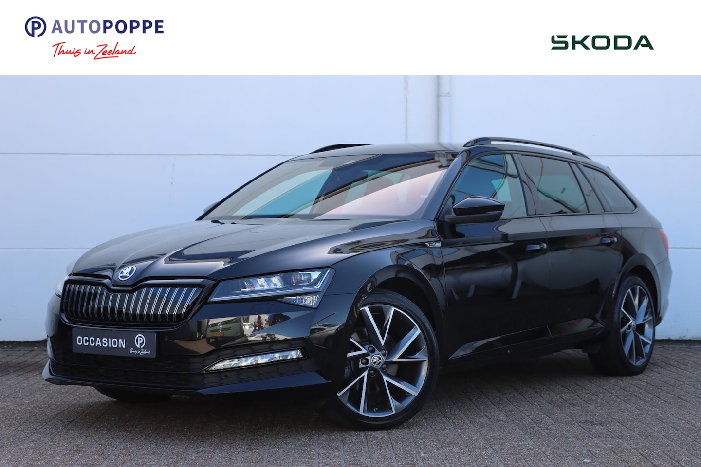 Skoda Superb Combi - 1.4 TSI iV Sportline Business 218pk DSG6 - AutoWereld.nl