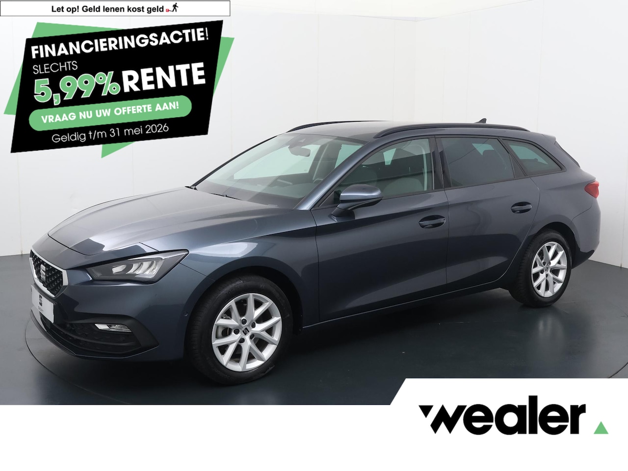 SEAT Leon Sportstourer - 1.0 TSI Style Business Intense | 110 PK | Adaptive cruise control | Climate control | Appl - AutoWereld.nl