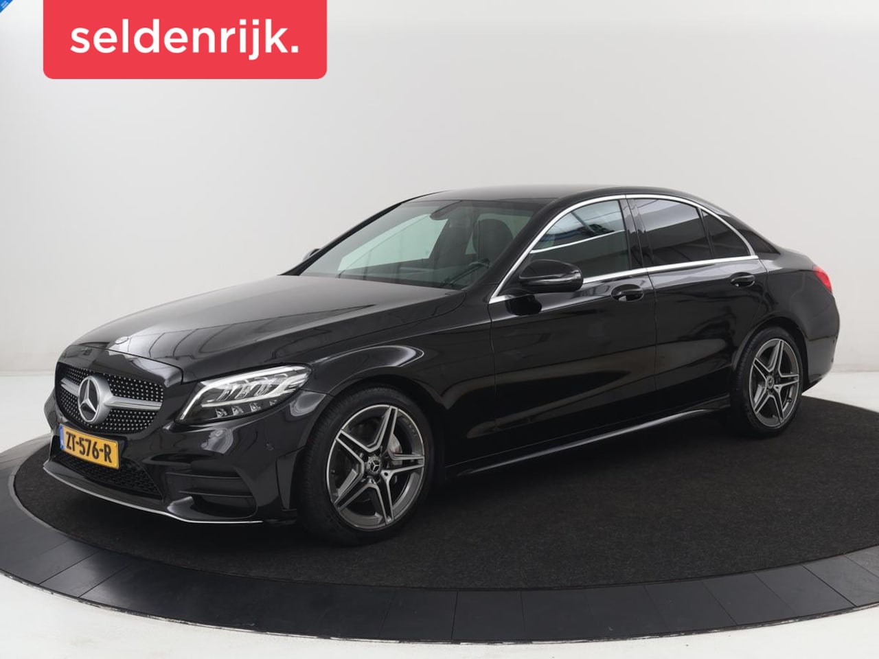 Mercedes-Benz C-klasse - 160 AMG | Stoelverwarming | Leder/Alcantara | Camera | Park Assist | Full LED | Elektrisch - AutoWereld.nl