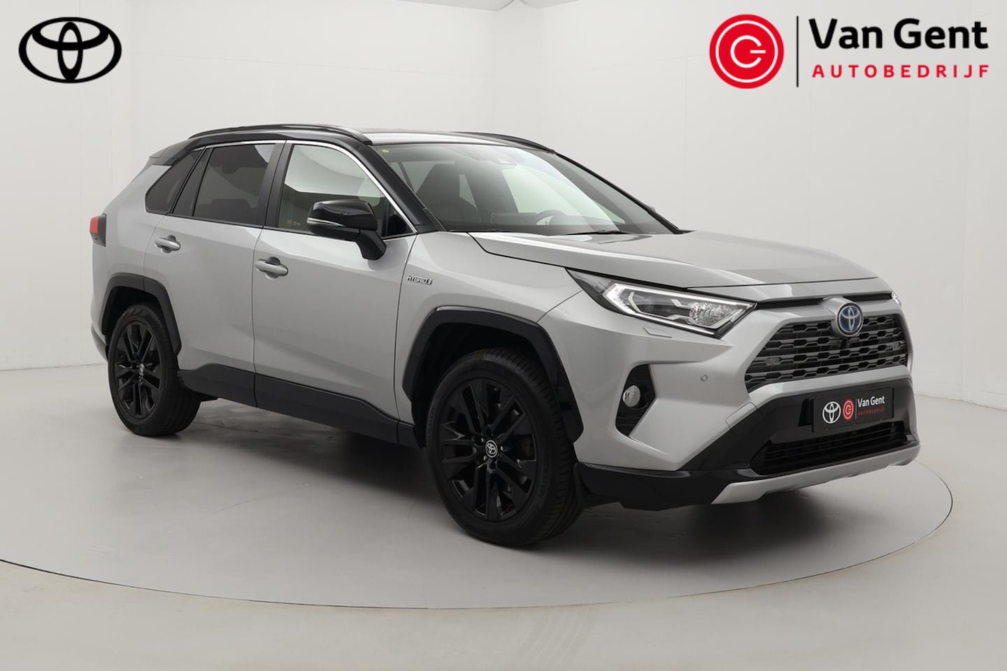 Toyota RAV4 - 2.5 Hybrid AWD Bi-Tone | Trekhaak | Navigatie | 360 camera | Leder | Stoel-/stuurverwarmin - AutoWereld.nl