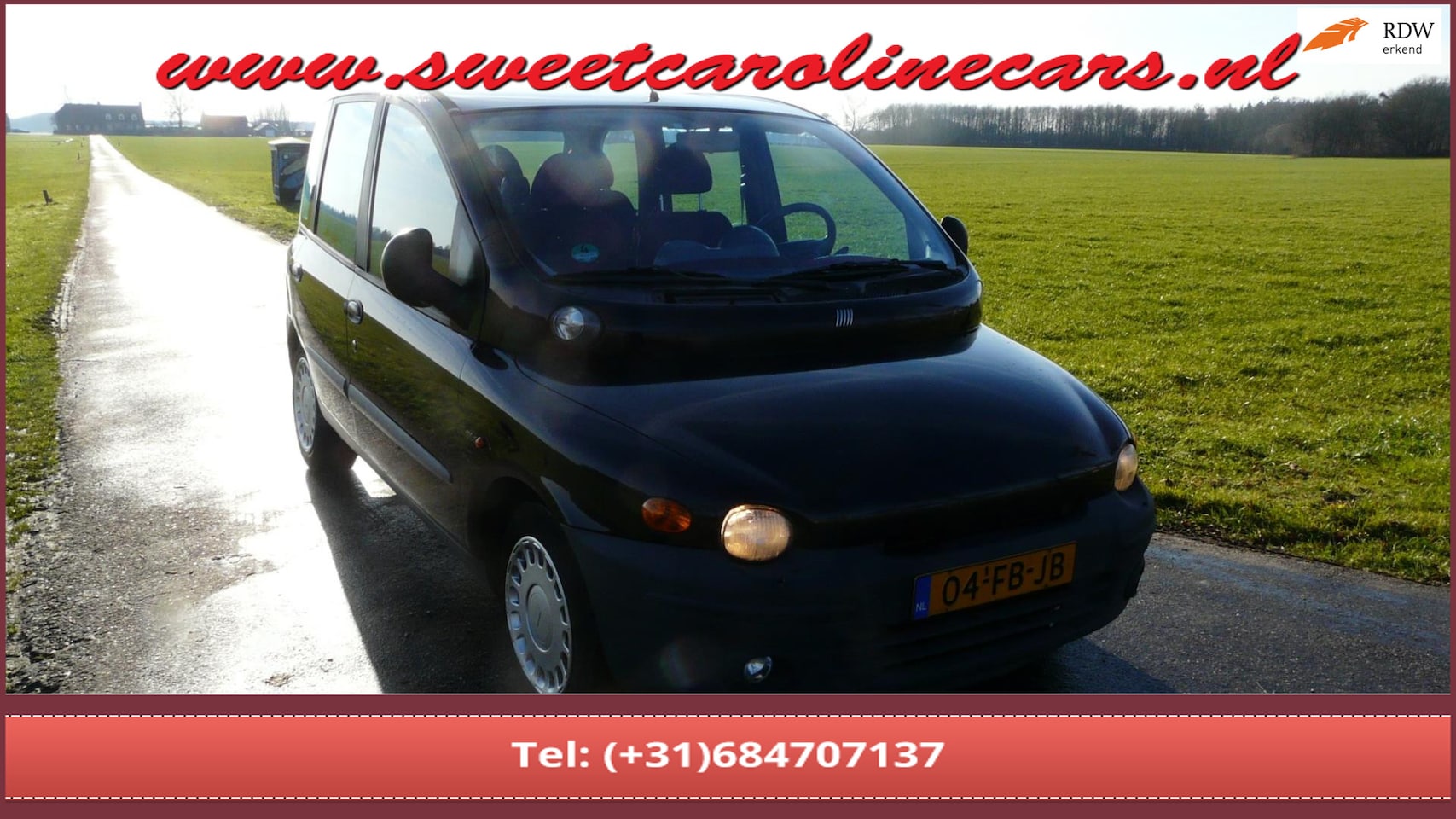 Fiat Multipla - 1.6 ELX 1.6 ELX,Airco,Elec.pakket,Trekhaak,...6-persoons!! - AutoWereld.nl