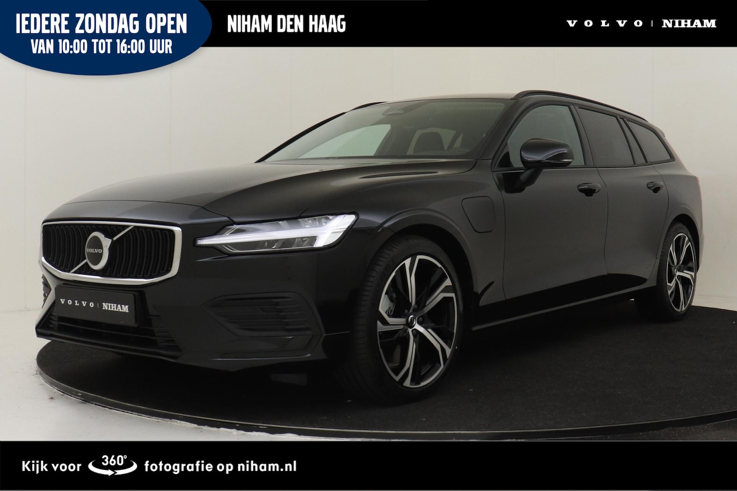 Volvo V60 - T6 PLUG-IN HYBRID AWD ESSENTIAL -LEDER|ADAP.CRUISE|CLIMATE|PRIVACY.GLAS|PDC|19" - AutoWereld.nl
