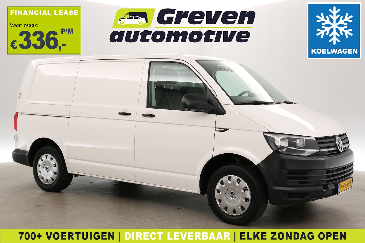 Volkswagen Transporter - 2.0 TSI 150PK L1H1 | Koelwagen 0° | Benzine | Airco | 3 Zits | Navi | Koelauto - AutoWereld.nl