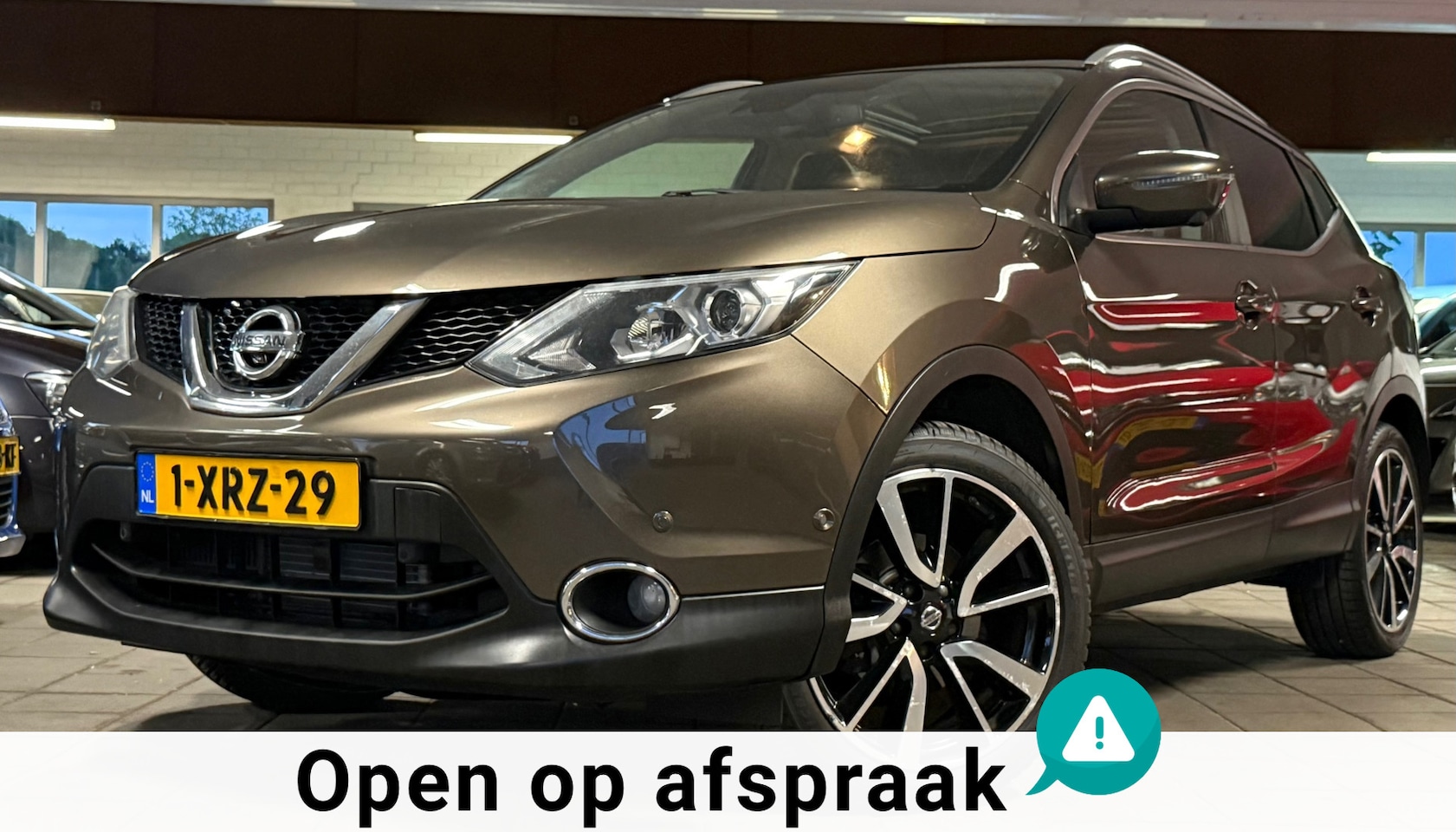 Nissan Qashqai - 1.2 Acenta|NAP|NweAPK|Automaat|PerfectOH|Pano|Leder|Stoelvw|Laneassist|Trekhaak| - AutoWereld.nl