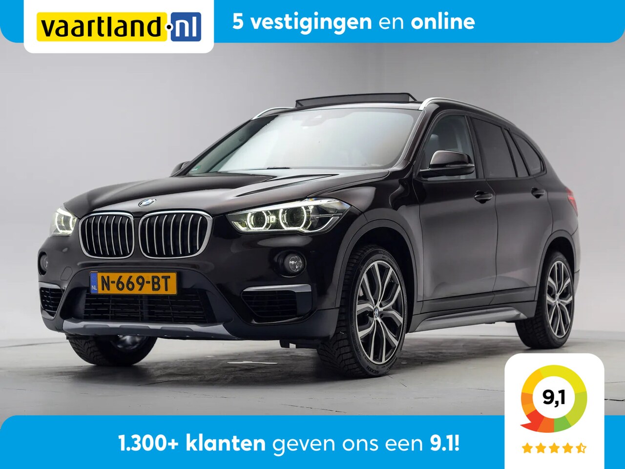 BMW X1 - 18i High Executive [ Schuifdak Trekhaak Navi Half Leder Stoelverwarming ] - AutoWereld.nl