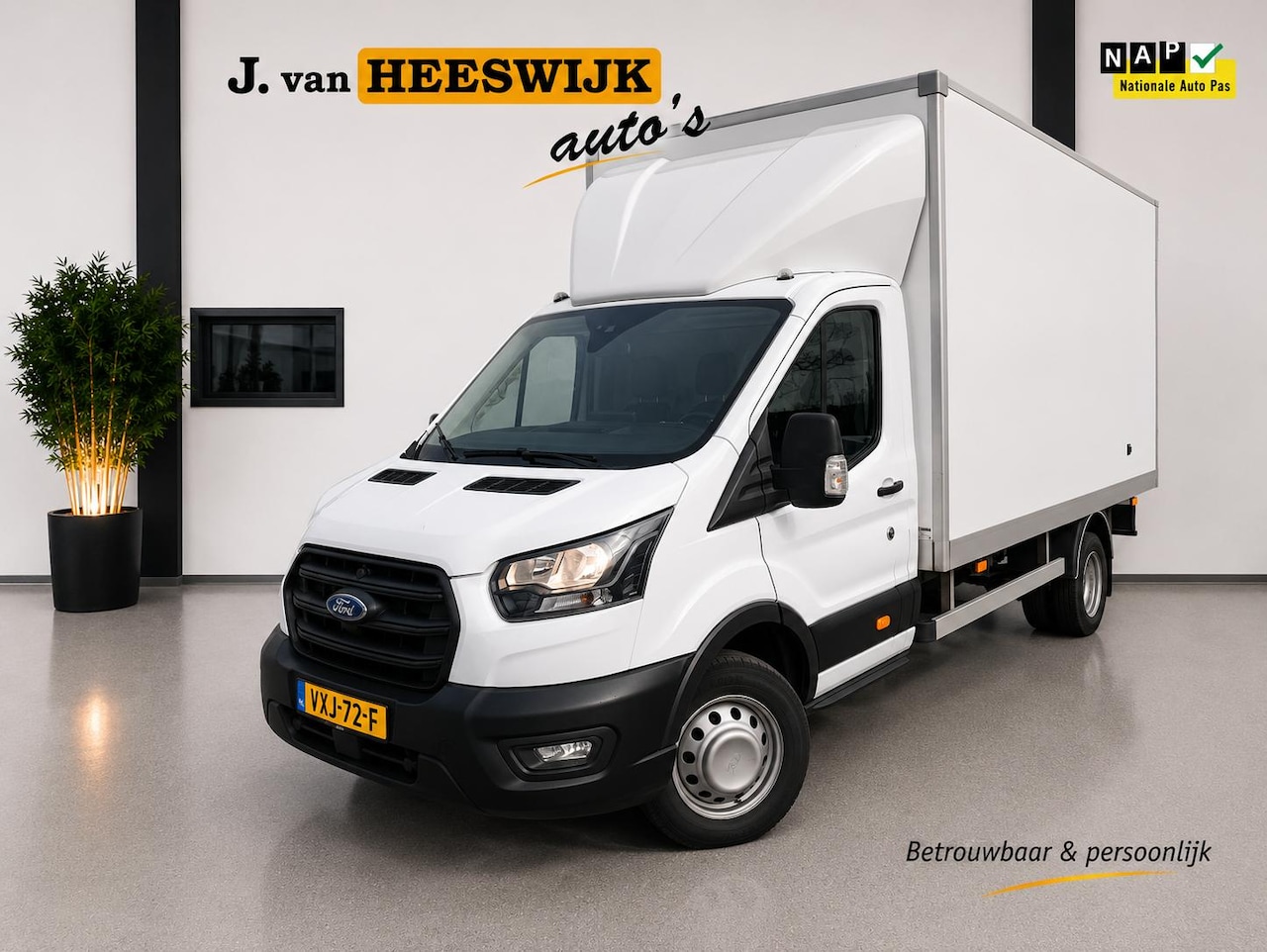 Ford Transit - 350 2.0 TDCI L4H1 Trend RWD Meubelbak | Airco (automatisch | Trekhaak | Cruise contole - AutoWereld.nl