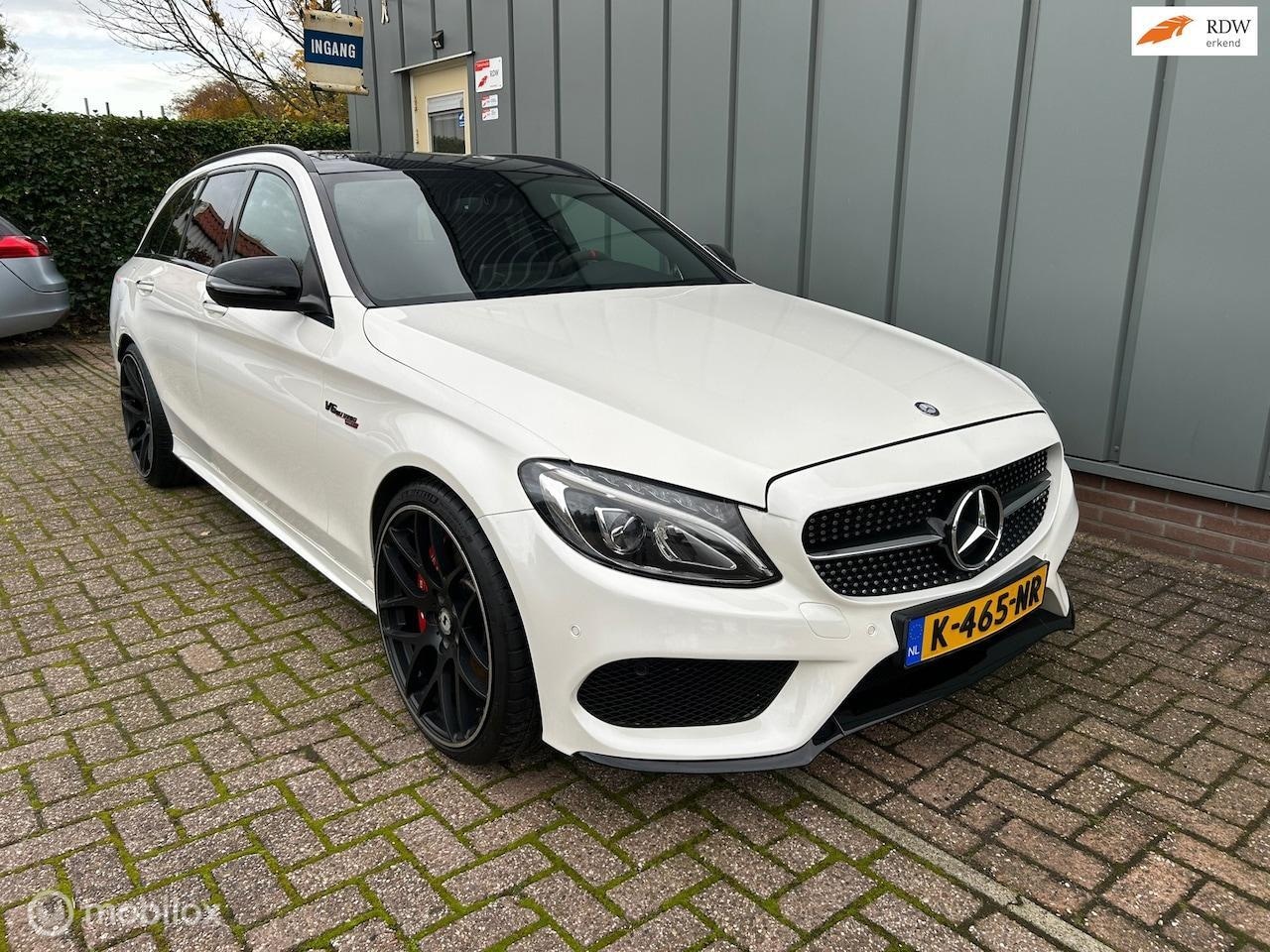 Mercedes-Benz C-klasse Estate - 450 AMG 4MATIC AIRCO//CRUISE//NAVI//C43AMG//PANO//PDC
